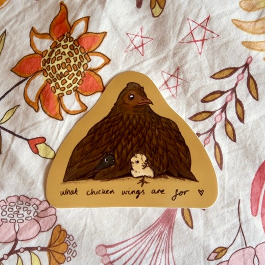what chicken wings are for ✽ vinyl sticker