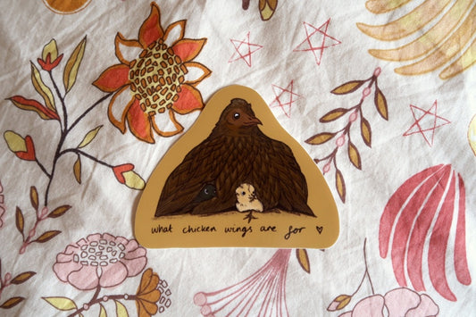 what chicken wings are for ✽ vinyl sticker