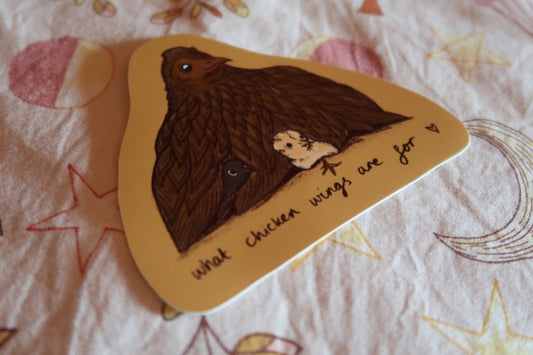 what chicken wings are for ✽ vinyl sticker
