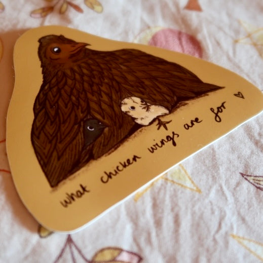 what chicken wings are for ✽ vinyl sticker