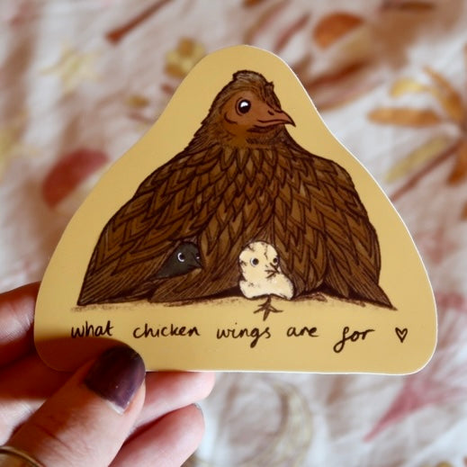 what chicken wings are for ✽ vinyl sticker
